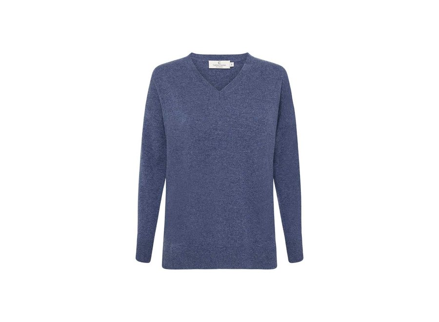 RELAXED STITCH V SWEATER