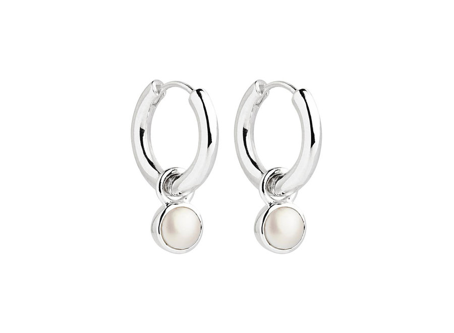 HEAVENLY PEARL SILVER EARRING