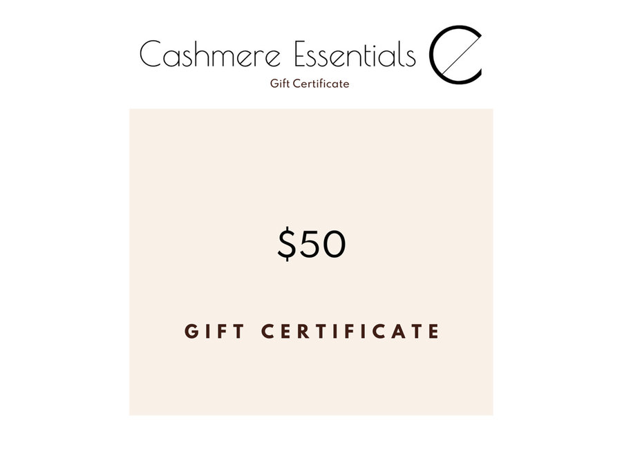 GIFT CERTIFICATE