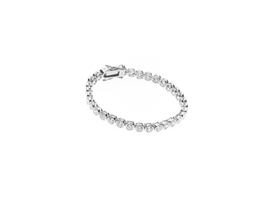 ELLE TENNIS BRACELET (B102-RH) SILVER