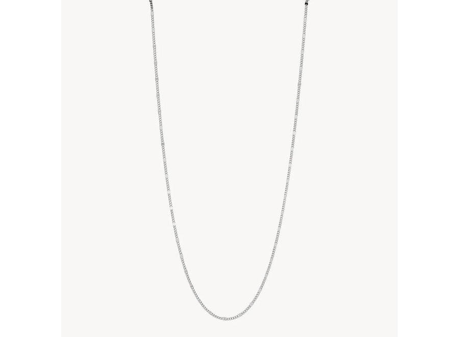 HARMONY SILVER CHAIN NECKLACE 60CM (N6989-60)