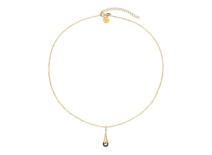 MY SILENT TEARS NECKLACE YELLOW GOLD  (N6220)