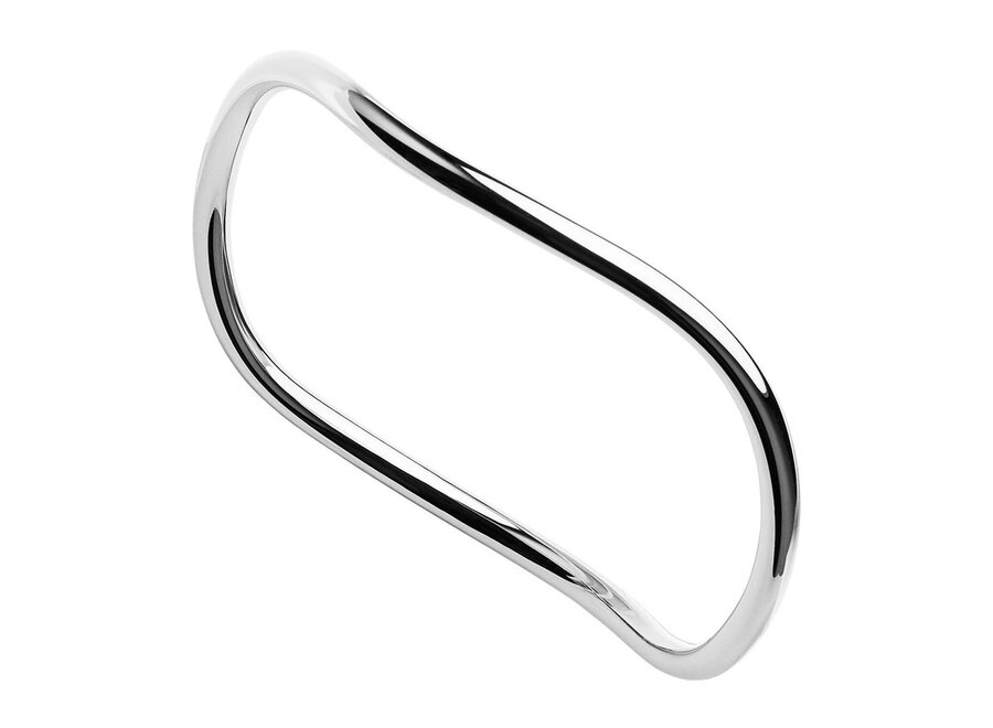 ISLAND OF DREAMS SILVER BANGLE (B7105-65)