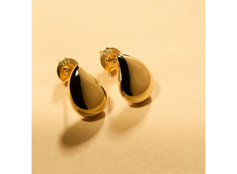 SUNSHOWER GOLD SMALL STUD EARRING (E6923)