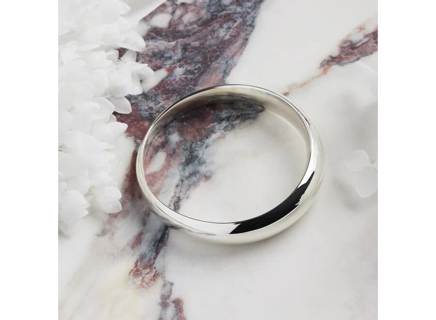 MOONRISE SILVER BANGLE (B7272)