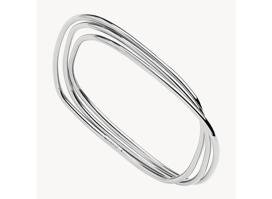 GALAXY SILVER BANGLE (B7200)