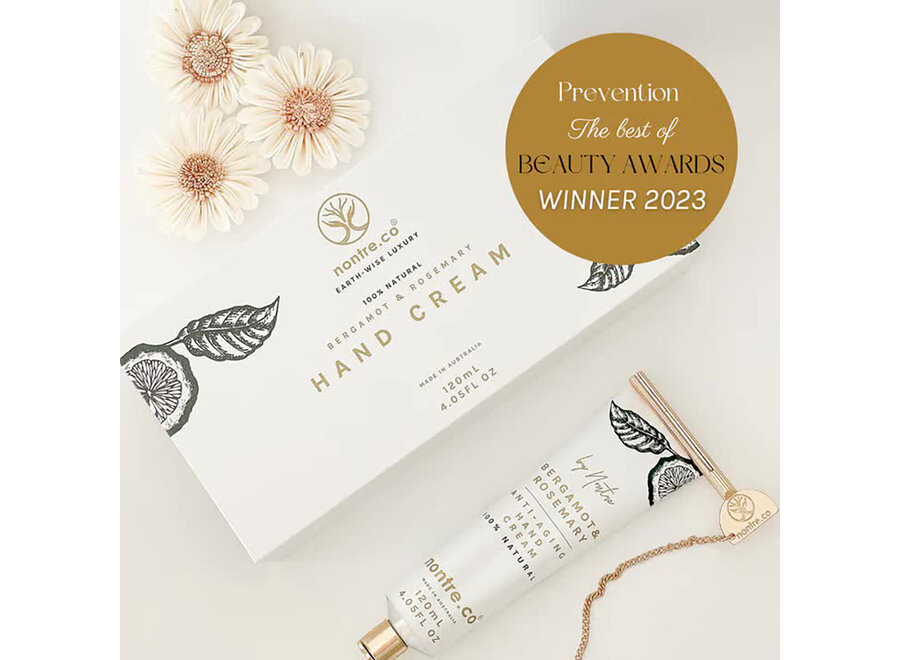 NATURAL HAND CREAM BERGAMOT & ROSEMARY 120ML