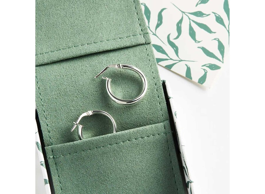 EDDY SILVER HOOP (E6120)