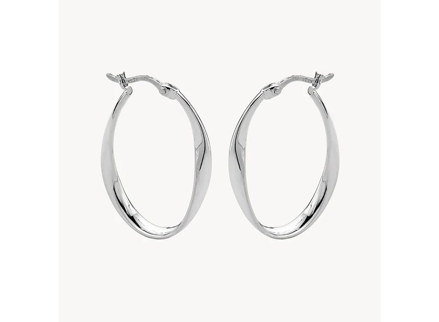 CINTA SILVER HOOP (E5233)