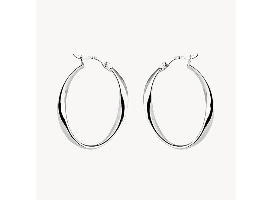 CINTA SILVER HOOP (E5233)