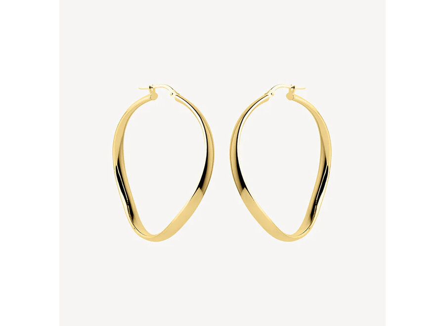 ODYSSEY GOLD HOOP EARRINGS (E7193)