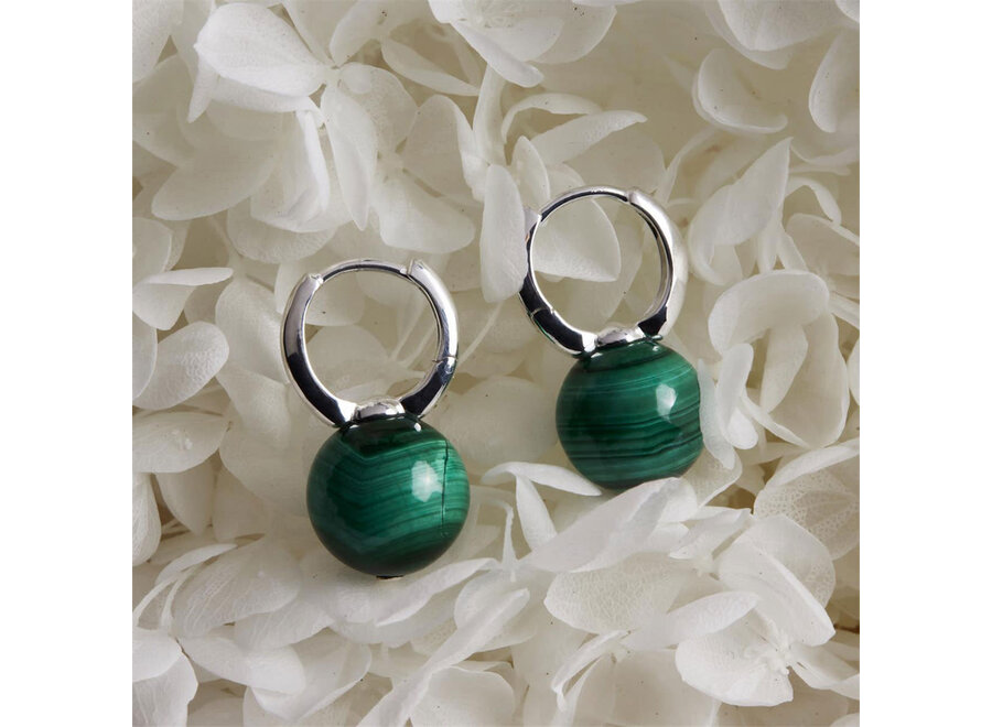 CAPELLA MALACHITE EARRINGS (E7263)