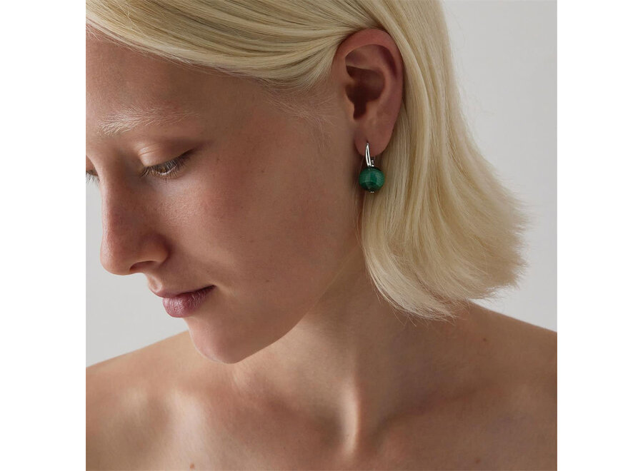 CAPELLA MALACHITE EARRINGS (E7263)