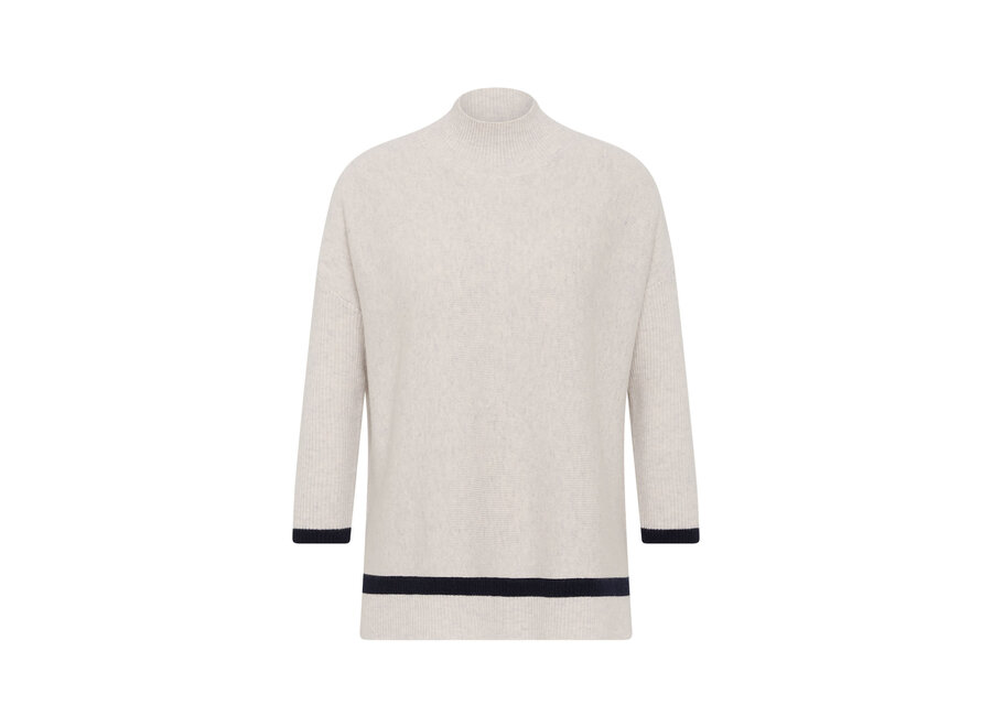 BOXY POLO 3/4 SLEEVE