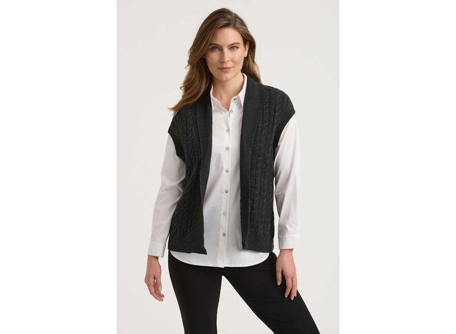 CABLE VEST - Click for more colours