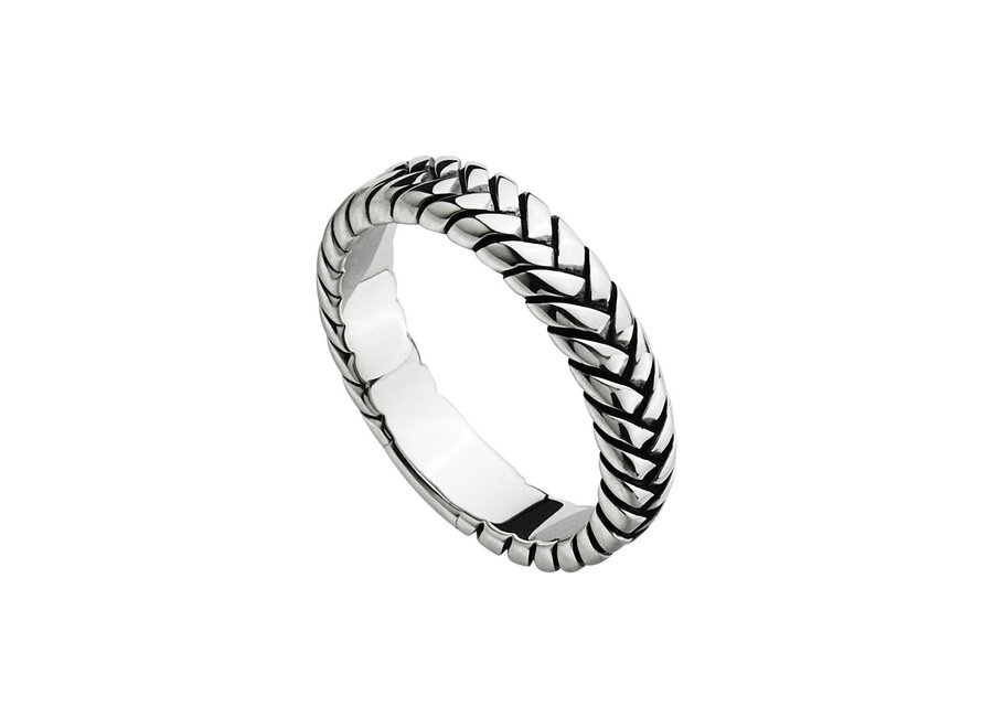 TESSERA MEN'S SILVER RING