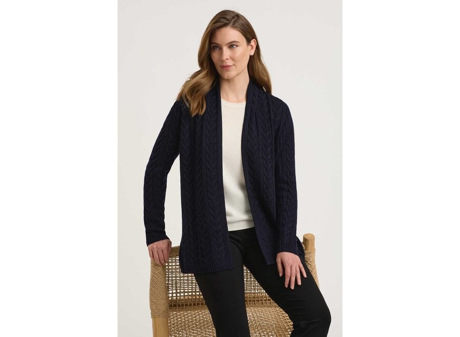 CHEVRON CABLE CARDI