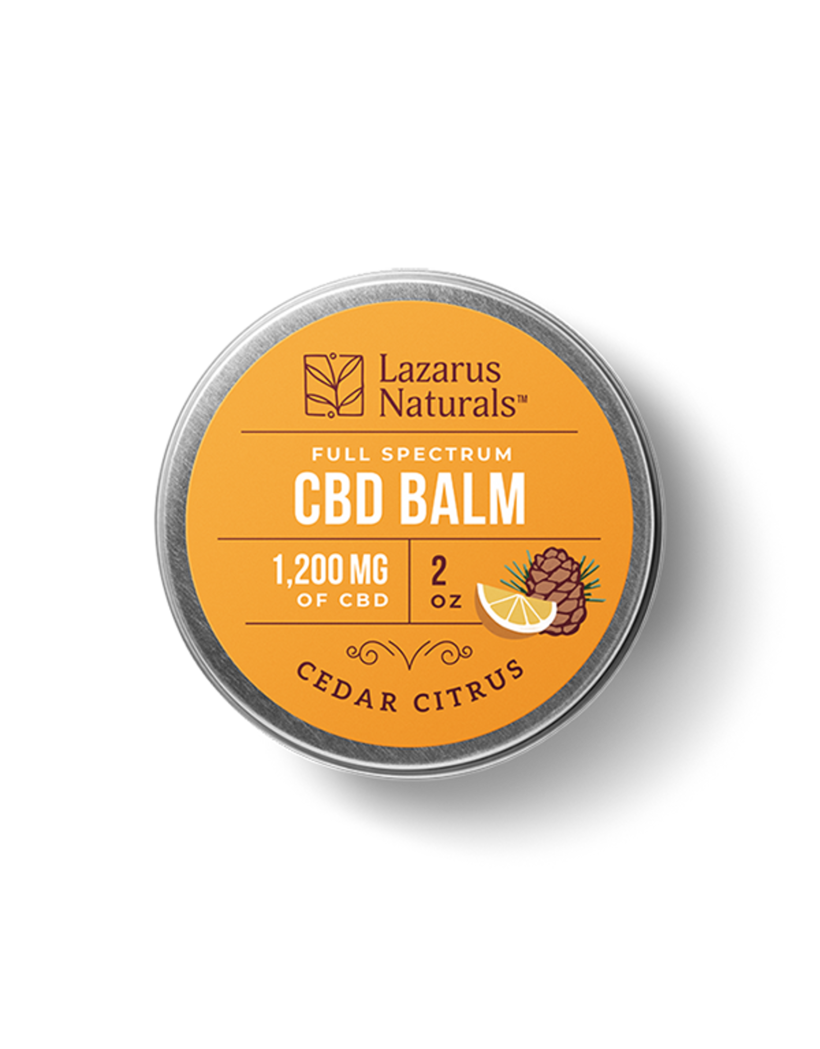 Lazarus Naturals Lazarus Naturals 1,200 cbd balm cedar citrus