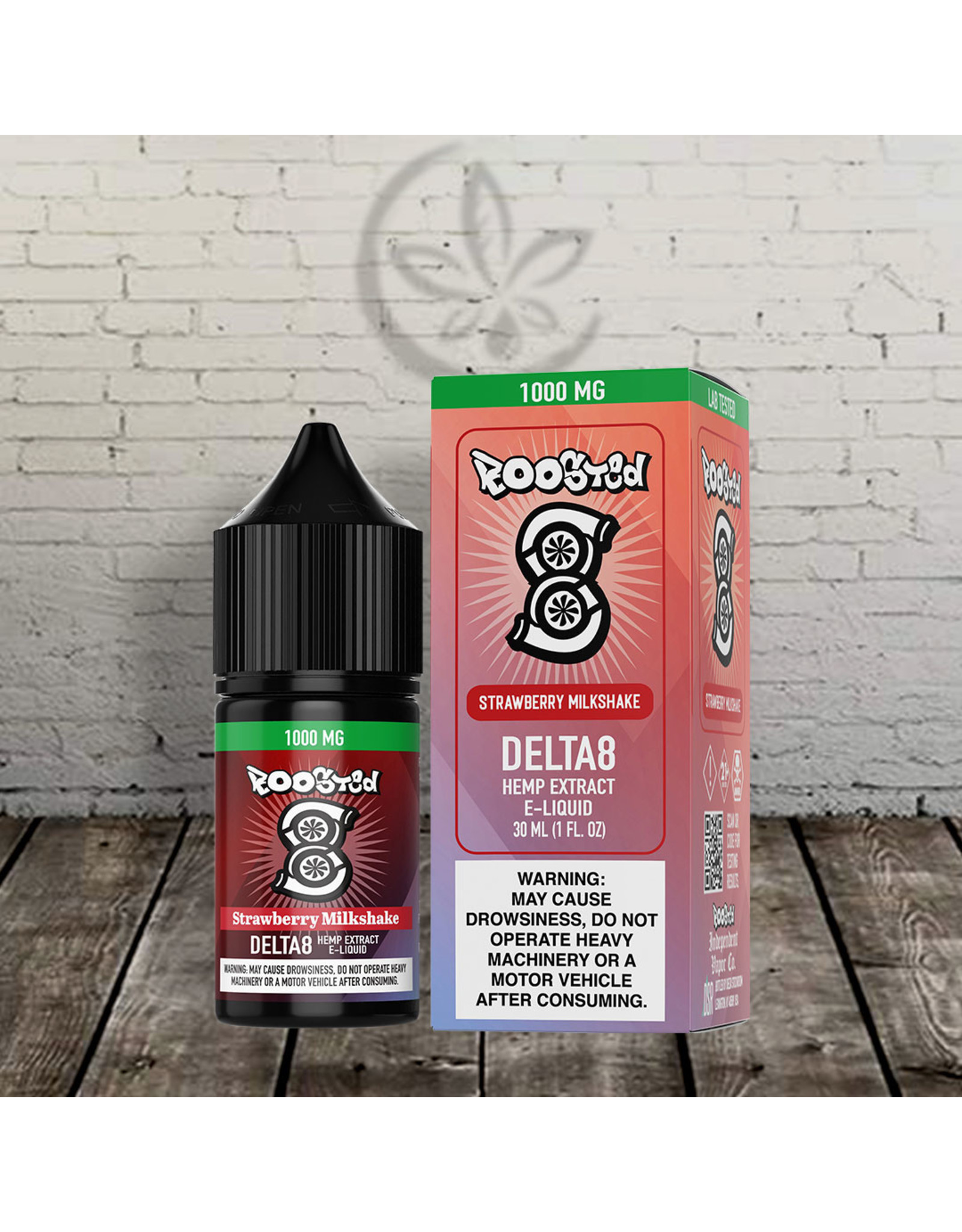 boosted d8 E-liquid strawberry milkshake