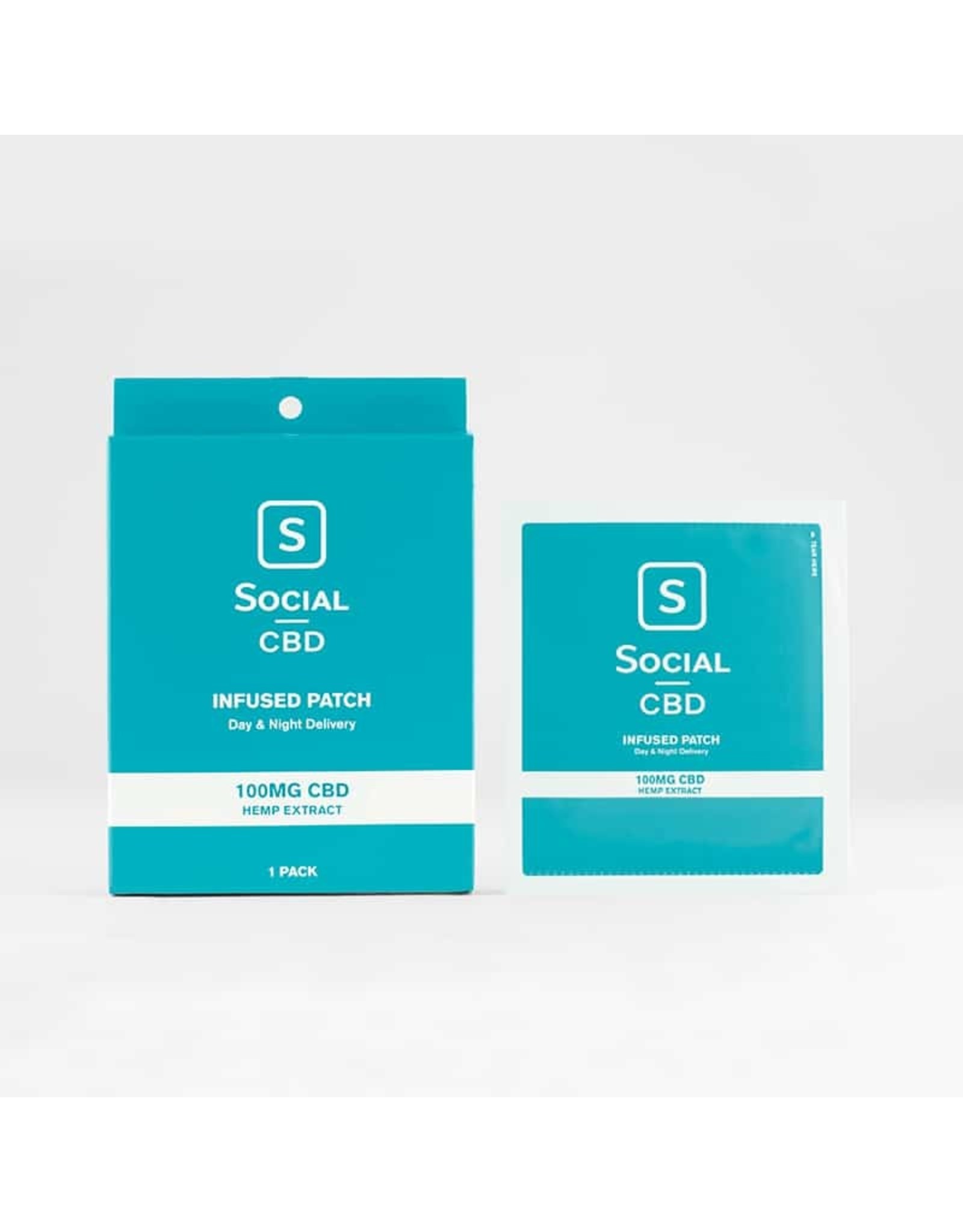 social cbd 100mg patch 1 pack