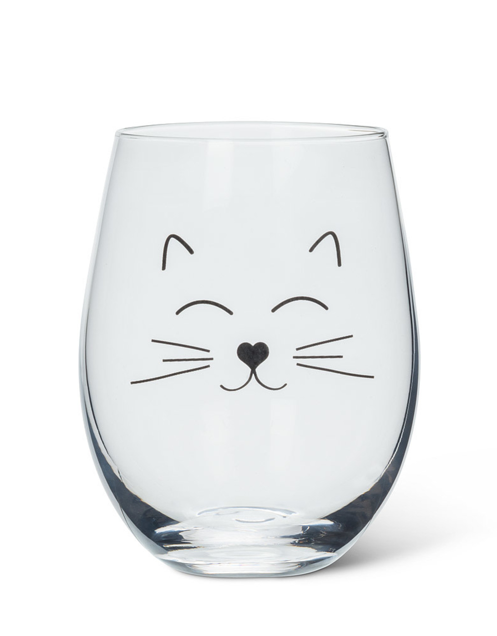 Verre A Vin Visage Chat La Bouticaire