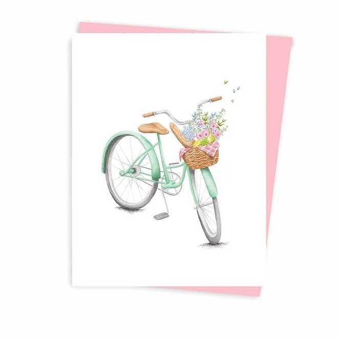 Carte de souhaits - Bicyclette