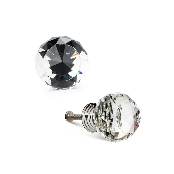 Poignée  bouton - Boule de cristal
