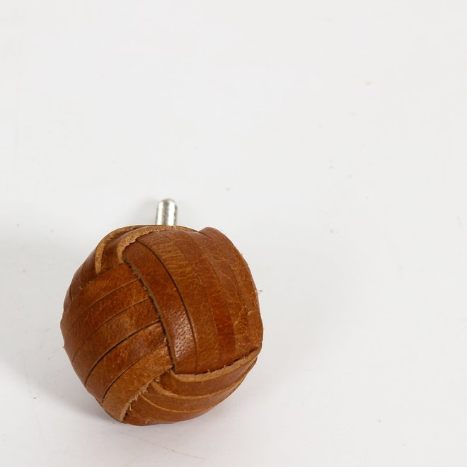 Poignée tressée - Cuir