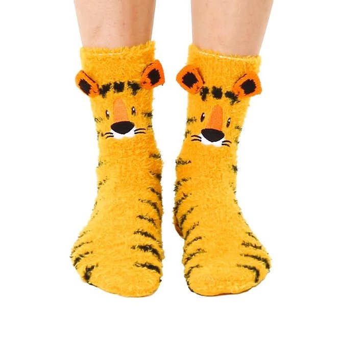 Chaussettes - Fuzzy Tiger