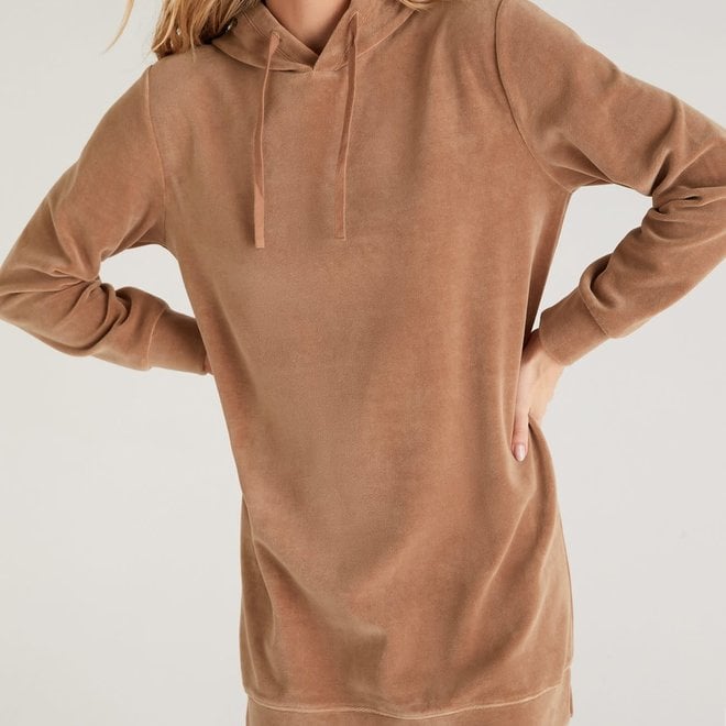 Robe Margot - Velours beige