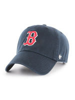 '47 Brand Boston Red Sox "B" Clean Up Hat Dark Navy/Red Adjustable Men