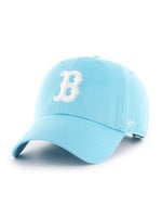 '47 Brand Boston Red Sox "B" Clean Up Hat Aqua/White Adjustable Women