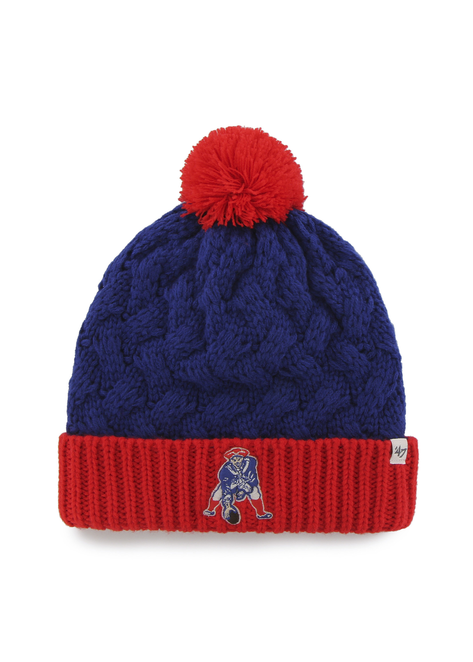 '47 Brand Patriots Women's Winter Hat - Royal/Red