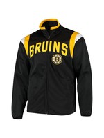 NHL Boston Bruins G-III Sports by Carl Banks Post Up Full-Zip Track Jacket - Black