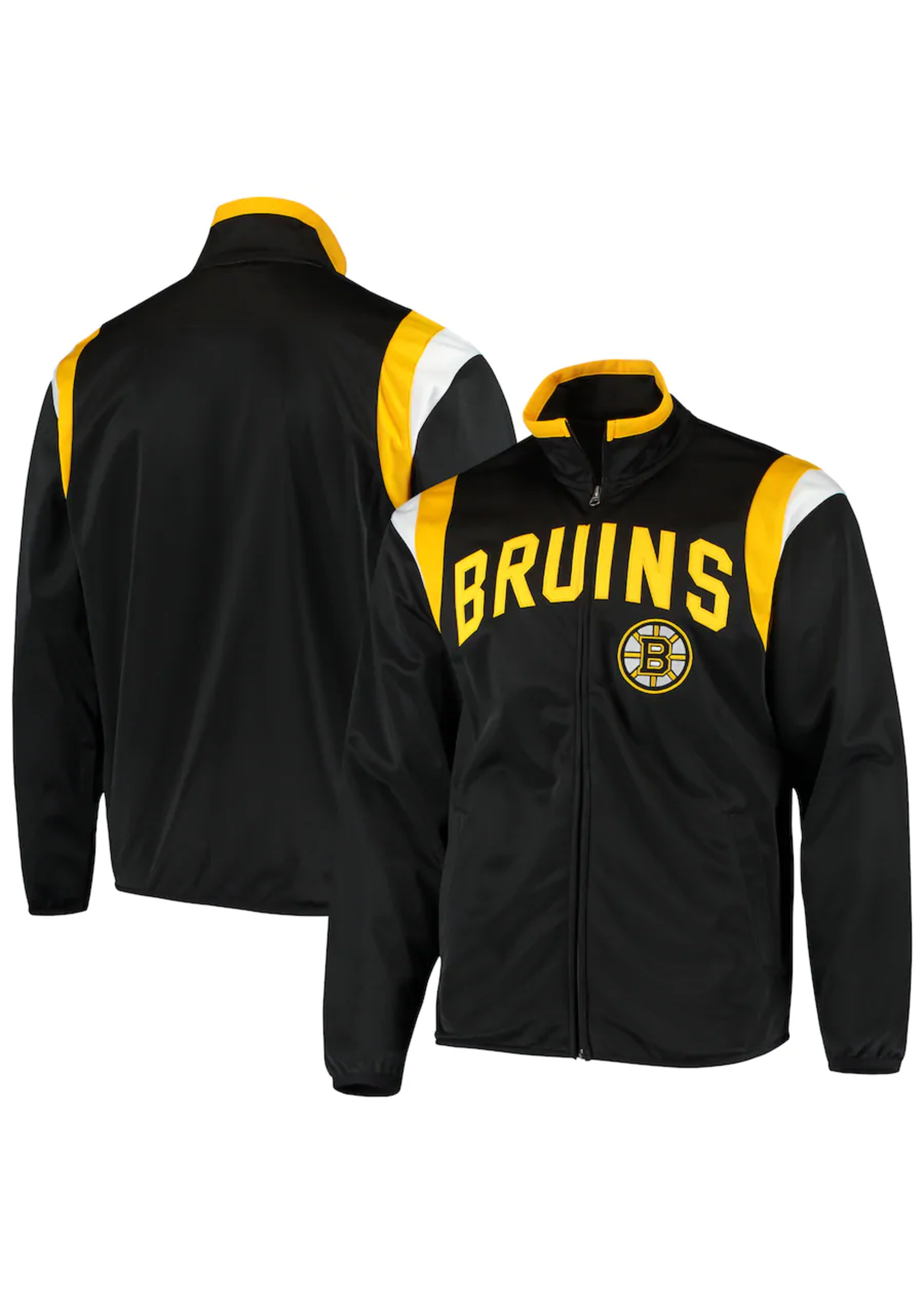 bruins track jacket