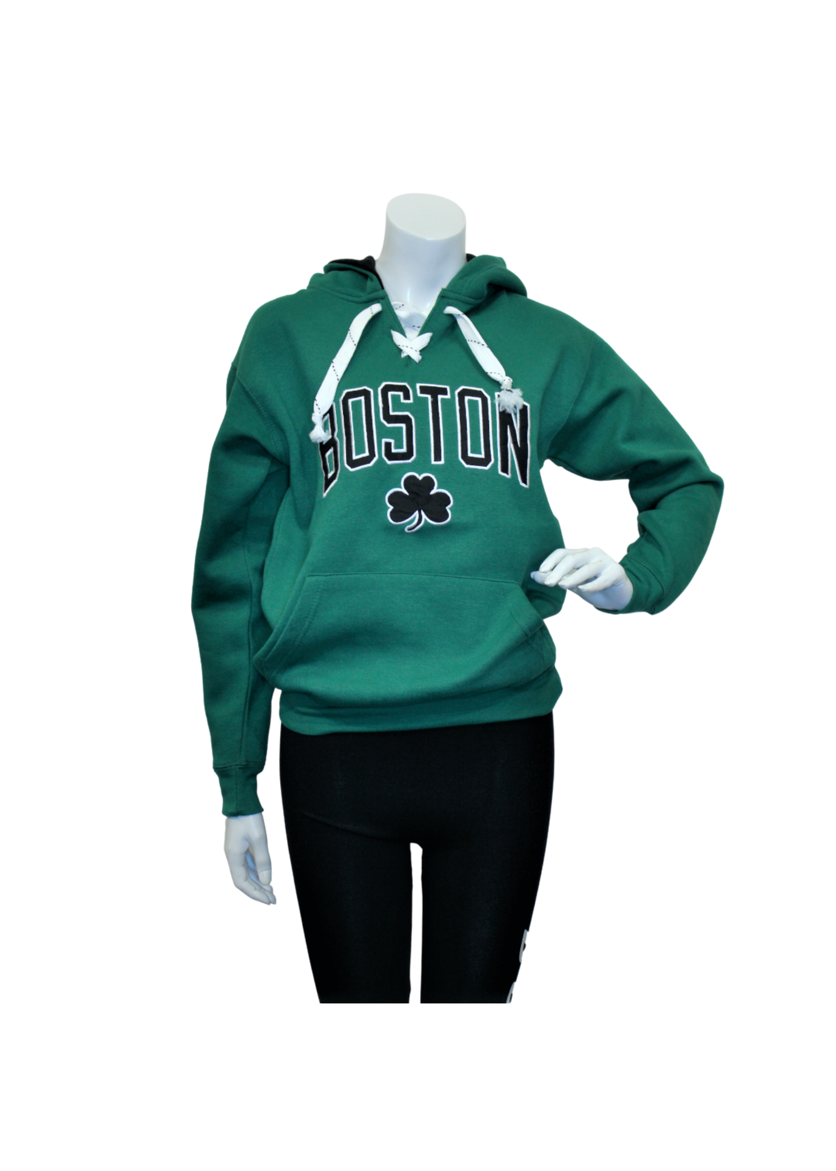 BAY STATE Boston Embroidered Clover Hoodie