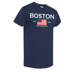 Boston USA Flag T-Shirt