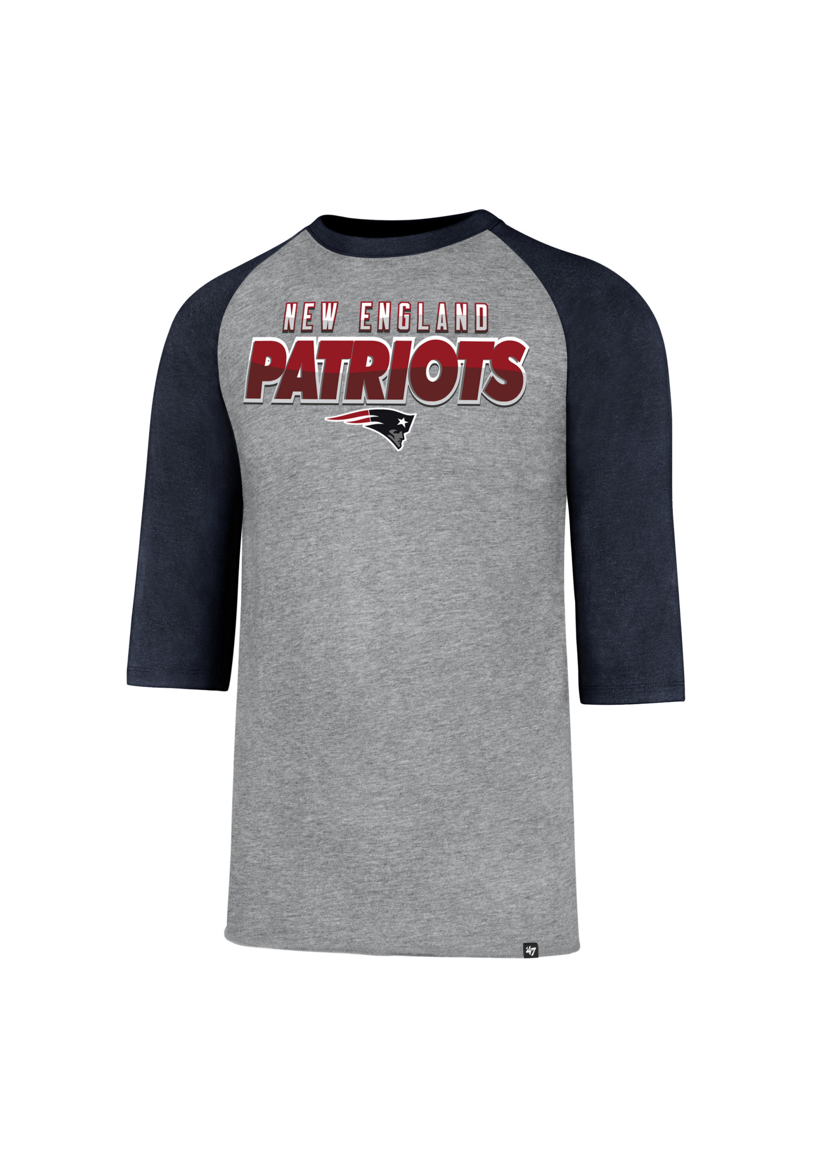 '47 Brand New England Patriots 3/4 Sleeve Shirt
