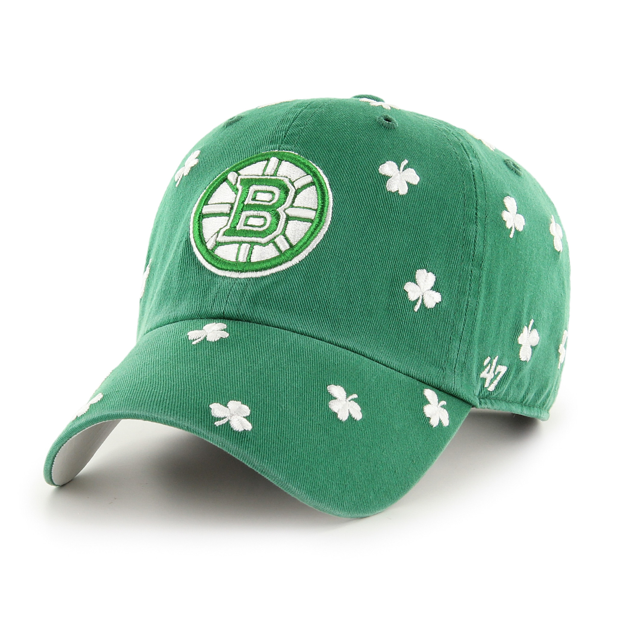 Boston Bruins Clean Up Adult Hat Green 