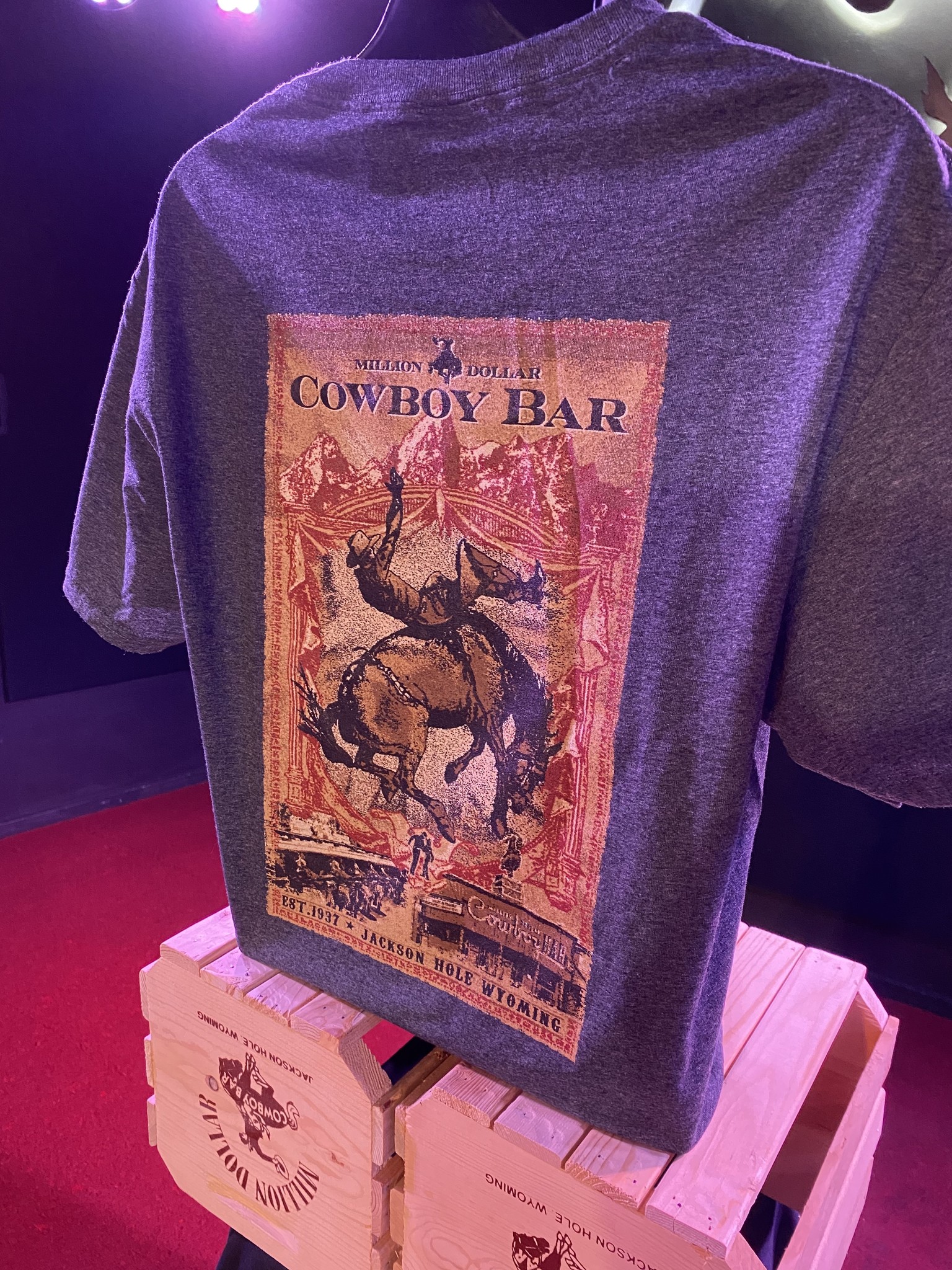 Heather Gray Rodeo Poster Coronado Shirt