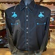 scully Black With Turquoise Scully LS Shirt