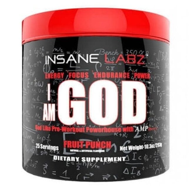 Insane Labz I AM GOD Pre Workout 25 Serving