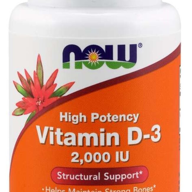 NOW Foods NOW FOODS Vitamin D-3 2000 IU 120 Softgels