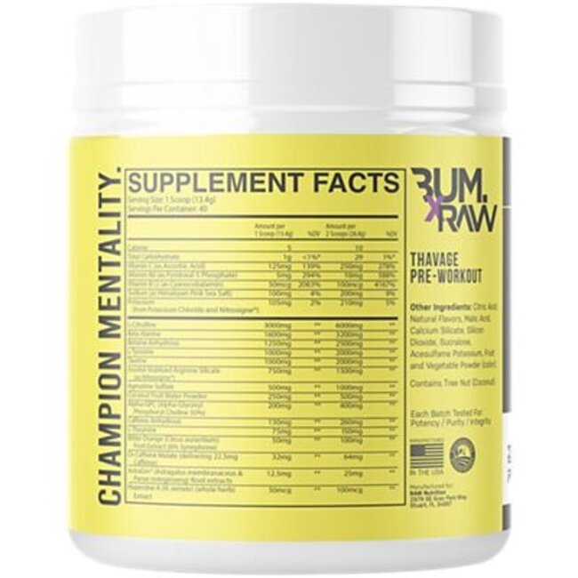 CBUM Series Thavage Pre Blackberry Lemonade New Heights Supplements