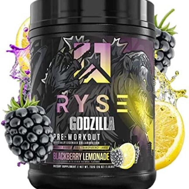 Ryse Supps Godzilla Pre Workout New Heights Supplements
