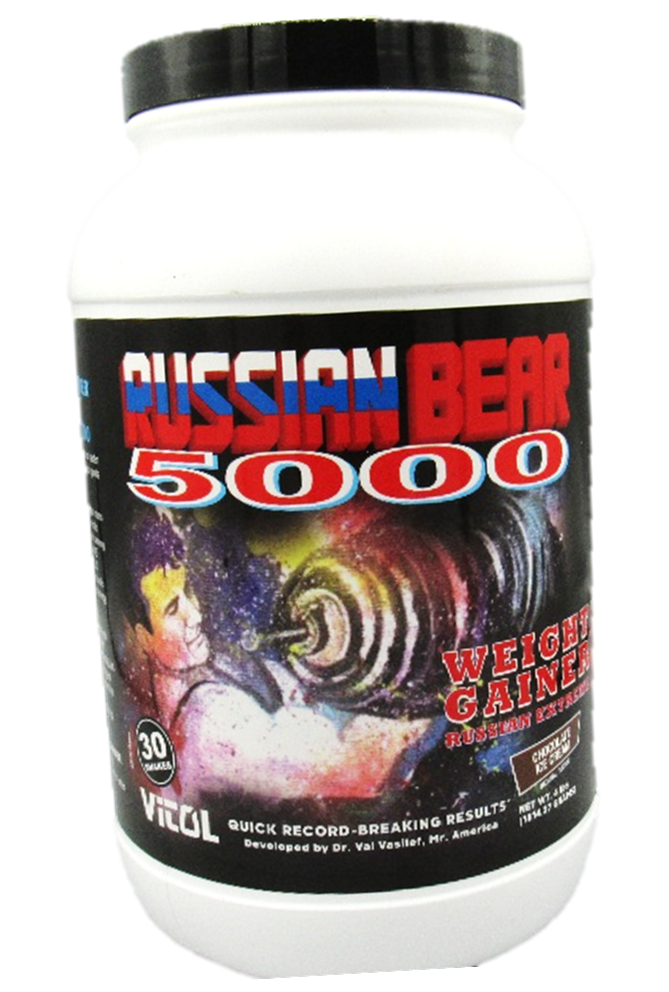 Vitol Russian Bear 5000 Weight Gainer 4lb New Heights Supplements