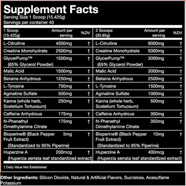Gorilla Mode PreWorkout New Heights Supplements