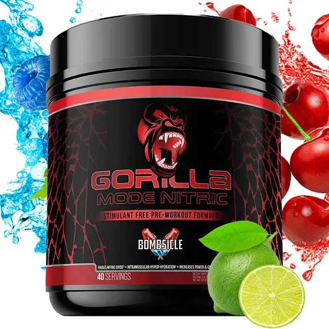 Gorilla Mind Gorilla Mode Nitric Non-Stim Pre Workout