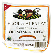Queso Manchego Flor de Alfalfa 400 gr.