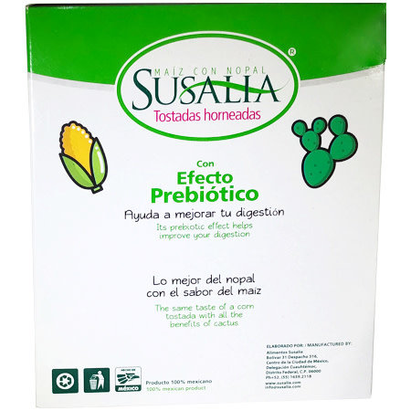 Tostada Horneada de Maíz Con Nopal Susalia 200 gr.